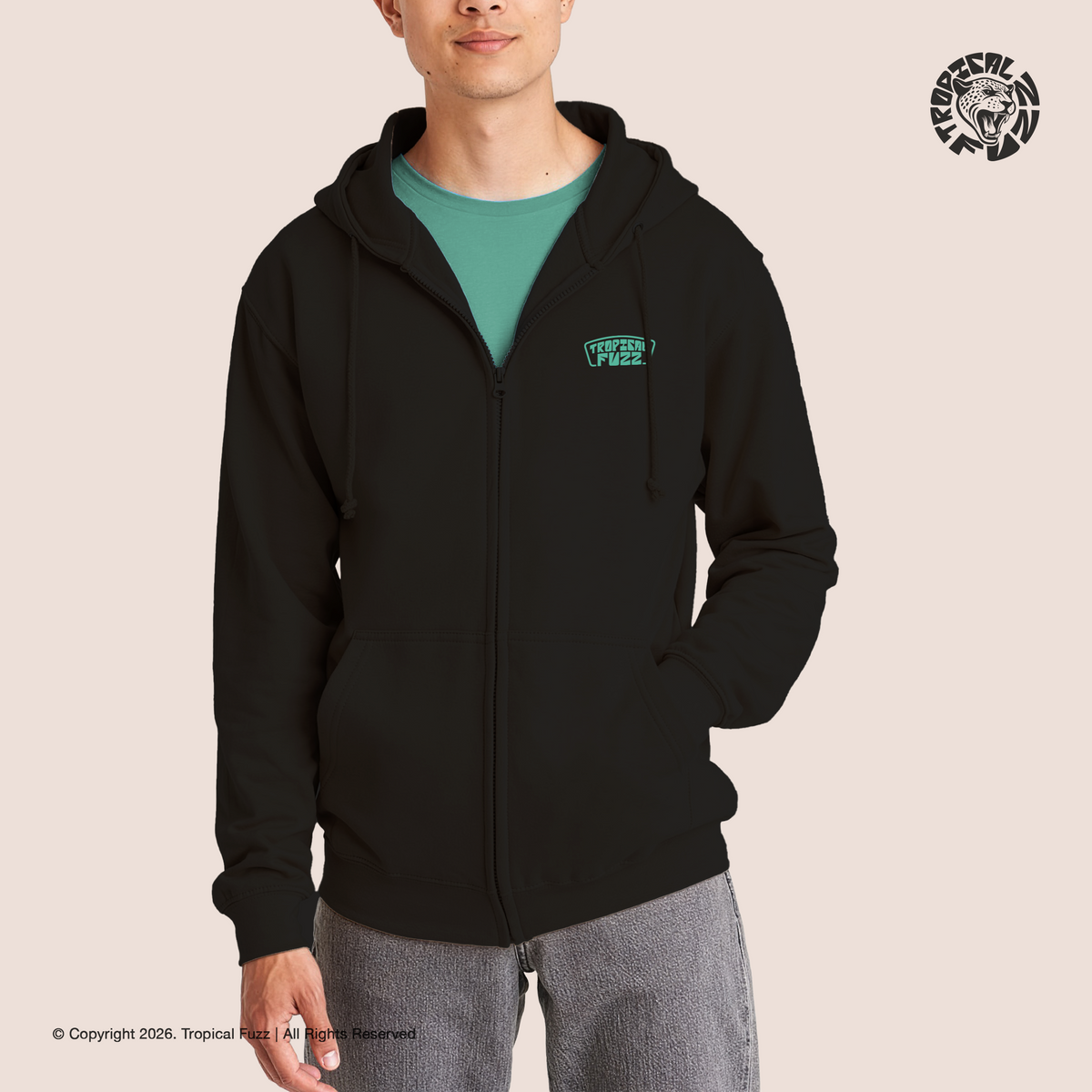 Pyramid Scheme - Unisex Zip-up Hoodie – Black