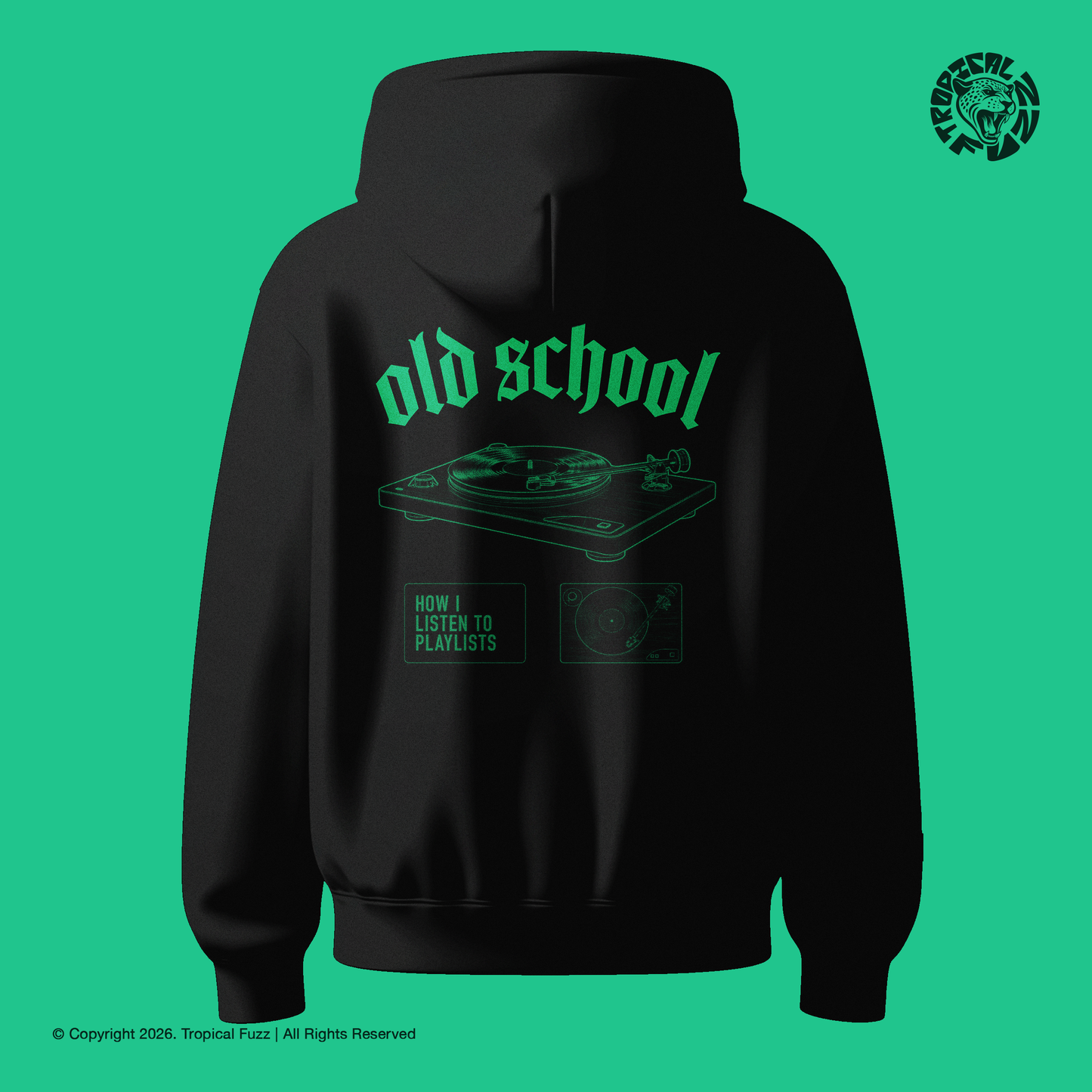 Old School – Unisex Zip Hoodie