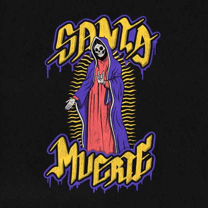 SANTA MUERTE Unisex 180g T-shirt 100% Cotton